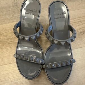 Carmen sol wedges size 9 lightly worn, clean home, no pets
